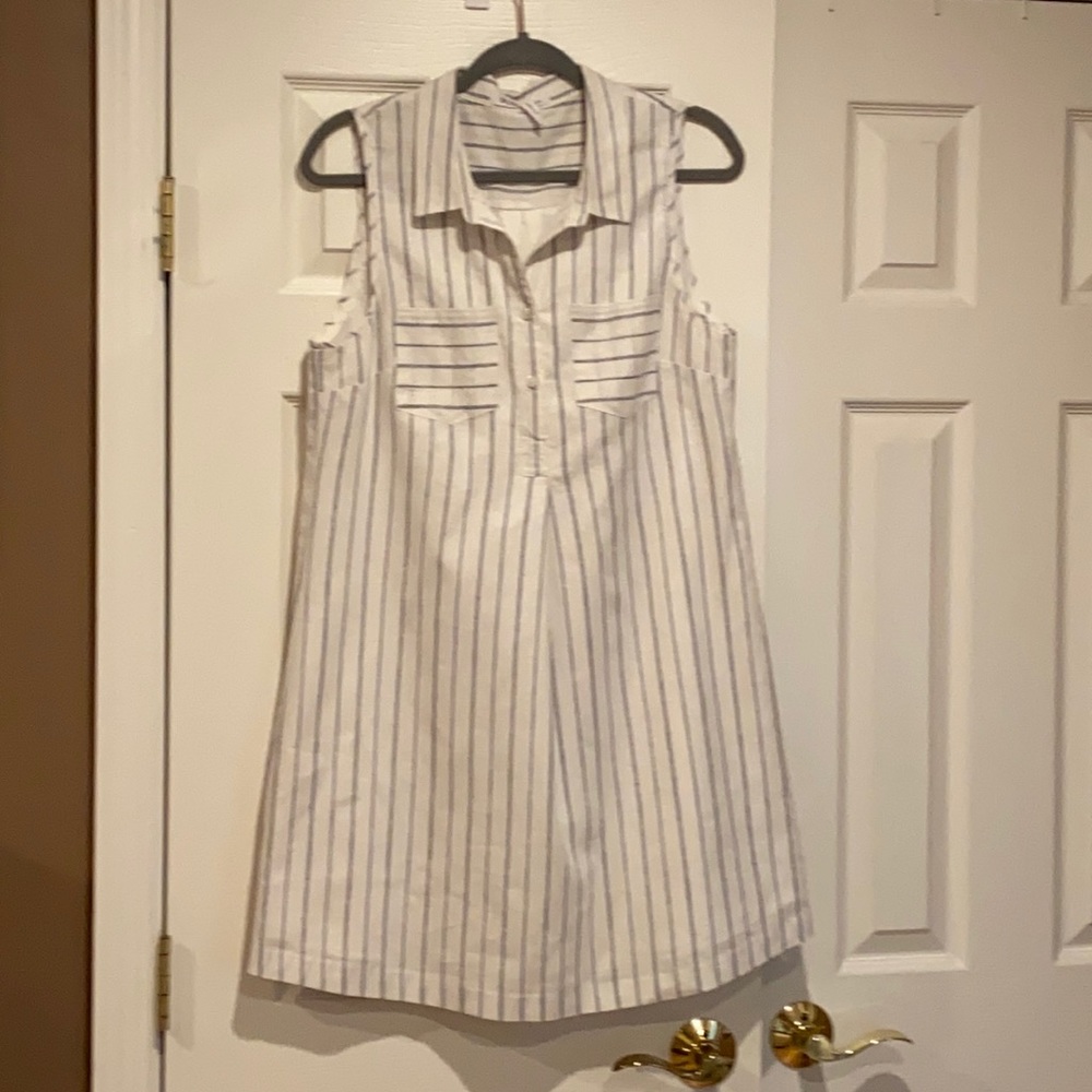 BCBGeneration Blue & White Stripe Dress.